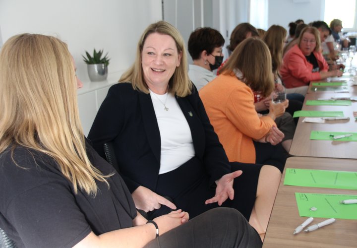 Diskussionsrunde zur letzten Veranstaltung der Kampagne „Frauen stärken“ der Stiftung Leben in der Hohen Börde