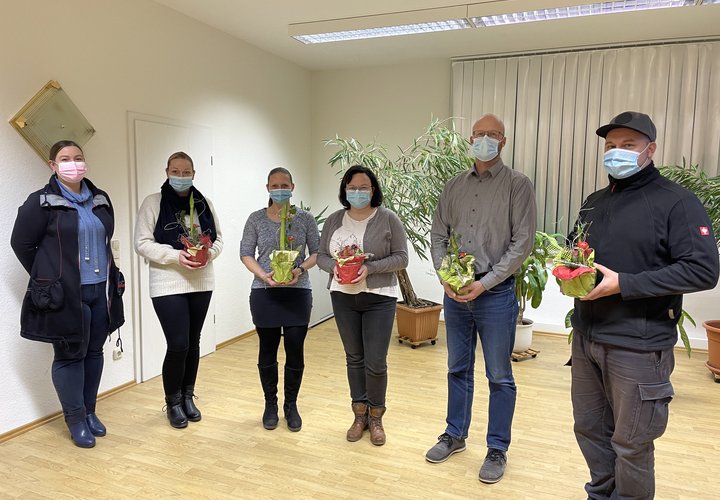 Der neue Vorstand des Gemeinde-Elternrates (von links): Anne Libbe (Vertreterin der Gemeinde als Kita-Träger), Mandy Reinsch (stellv. Kreiselternvertreterin), Katrin Kaltschmidt (stellvertretende Vorsitzende), Eileen Hellwig (Schriftführerin), Martin Hünecke (Vorsitzender) und Kevin Klingler (Kreiselternvertreter). 