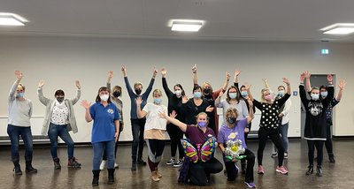 Die Kita-„Tanzlehrerinnen“ sind bereit für den Start des Projektes „Bühne frei!“ in den Kitas der Hohen Börde.