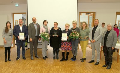 Gruppenbild mit Preisträgern